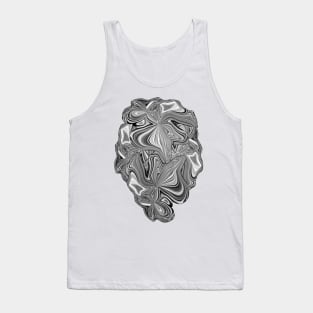 Liquid Forms grey tones Tank Top